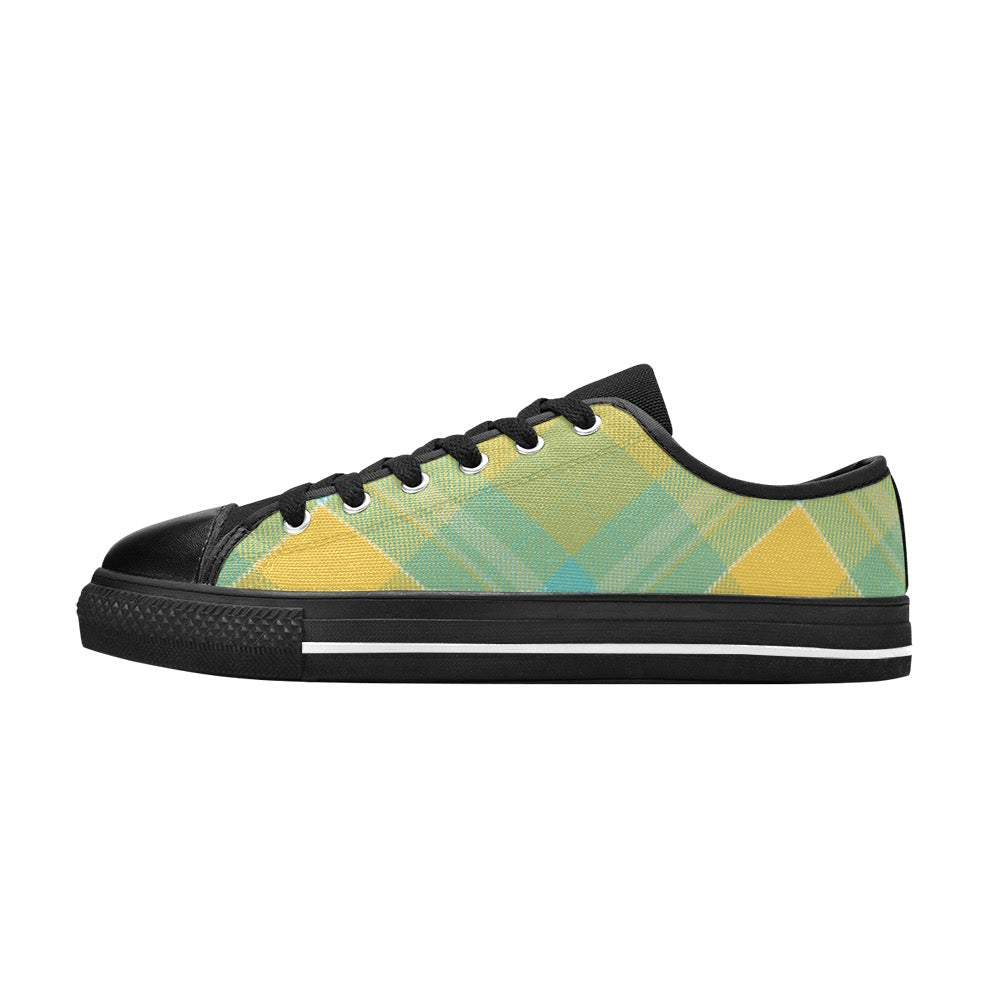 Vivid Canvas Low Top Eco Conscious Mens Sneaker designed by Simple Discipline