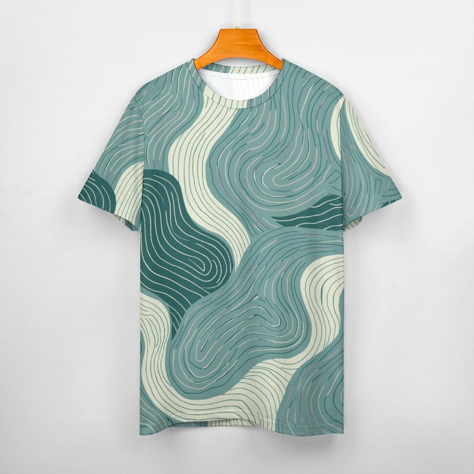 DTG 190gsm Cotton Comfort Short-Sleeve T-Shirt for Men(All-Over Printing)