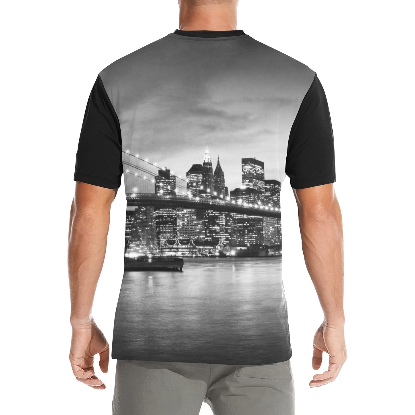 Mens Custom Print Everyday Man Shirt by Simple Discipline Non Wrinkle Easy Wearing