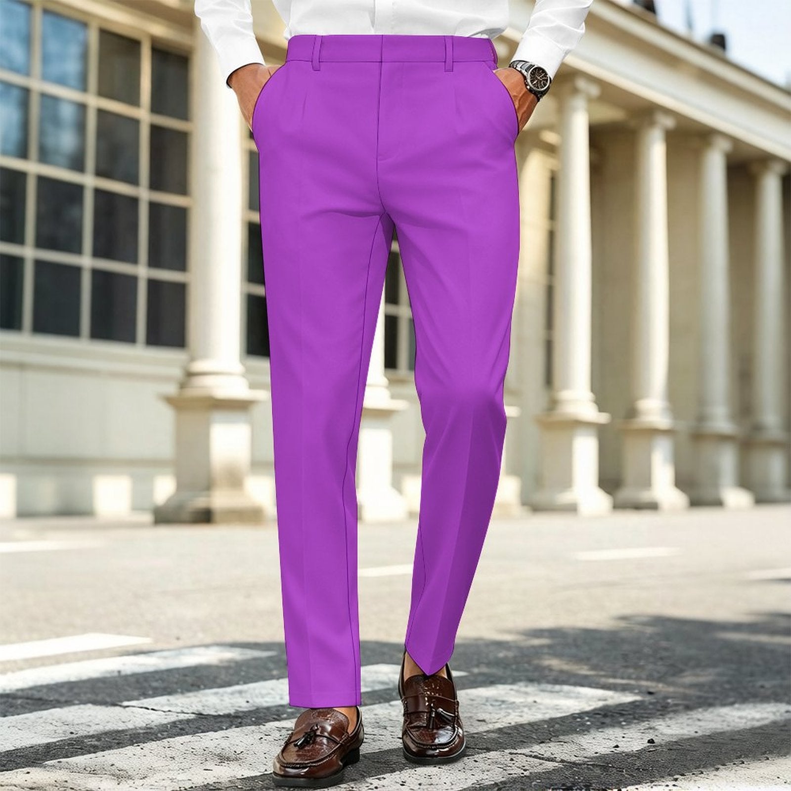 260gsm Suit Casual Pants For Men(All-Over Printing)