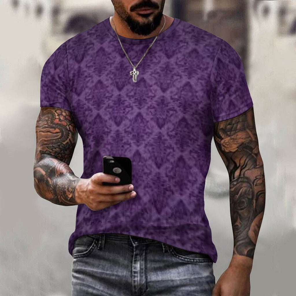 DTG 190gsm Cotton Comfort Short-Sleeve T-Shirt for Men(All-Over Printing)
