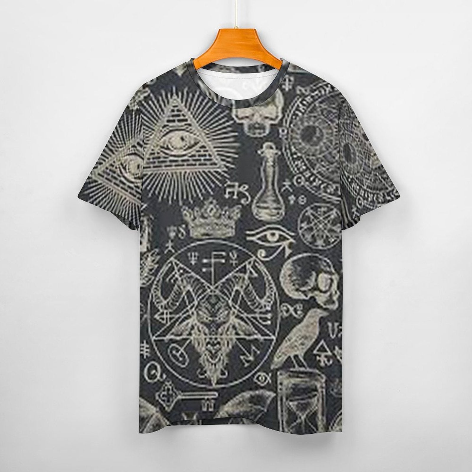 DTG 190gsm Cotton Comfort Short-Sleeve T-Shirt for Men(All-Over Printing)