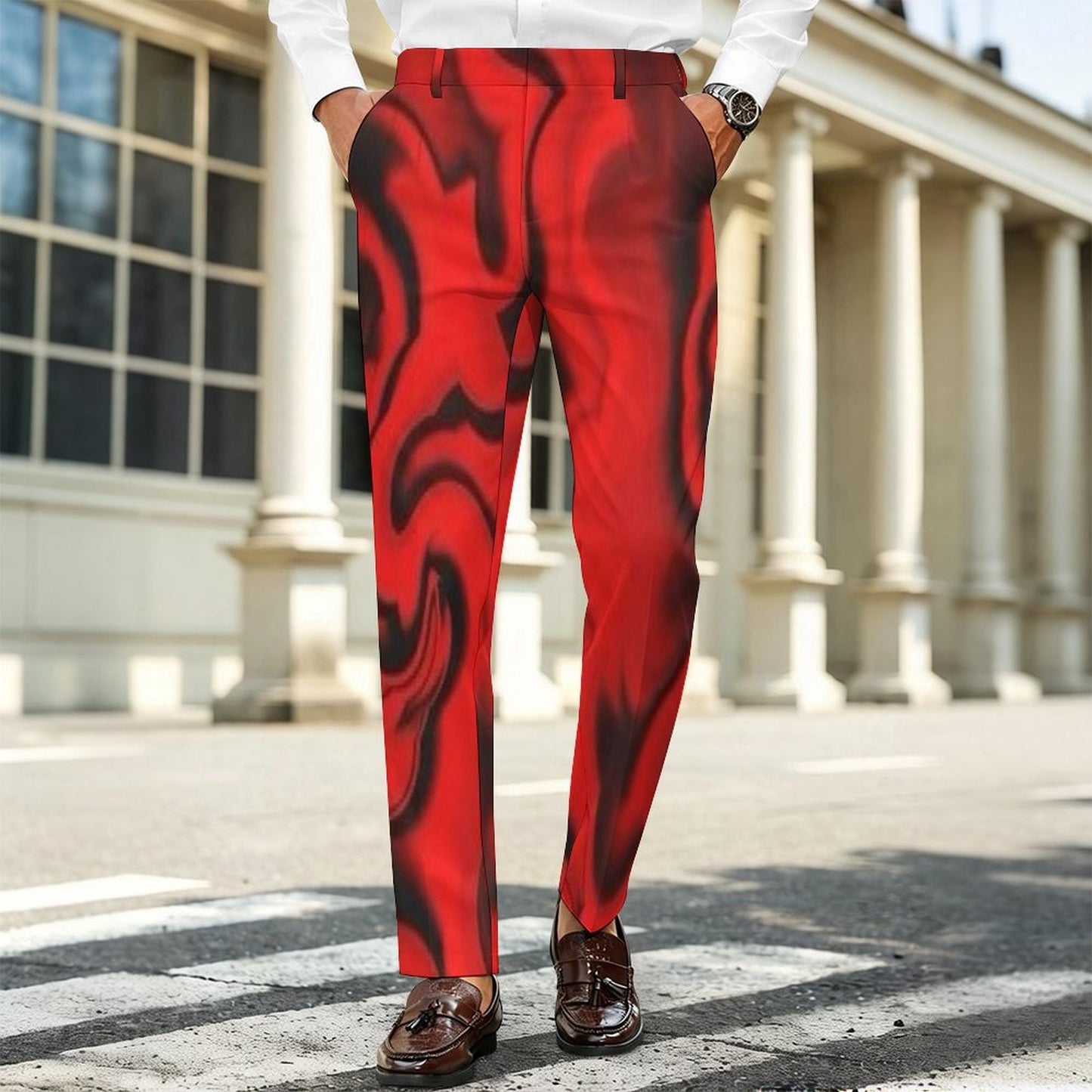 Custom Apex Weave Trousers by Simple Discipline