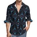 135gsm Casual Long-Sleeve Shirt for Men(All-Over Printing)