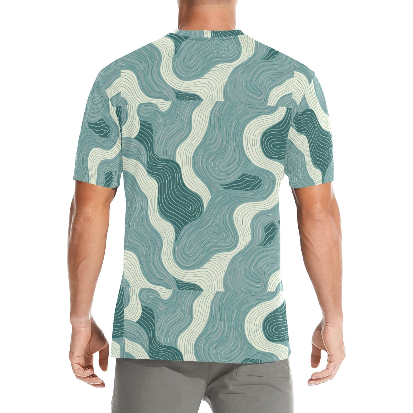 Mens Custom Print Everyday Man Shirt by Simple Discipline Non Wrinkle Easy Wearing