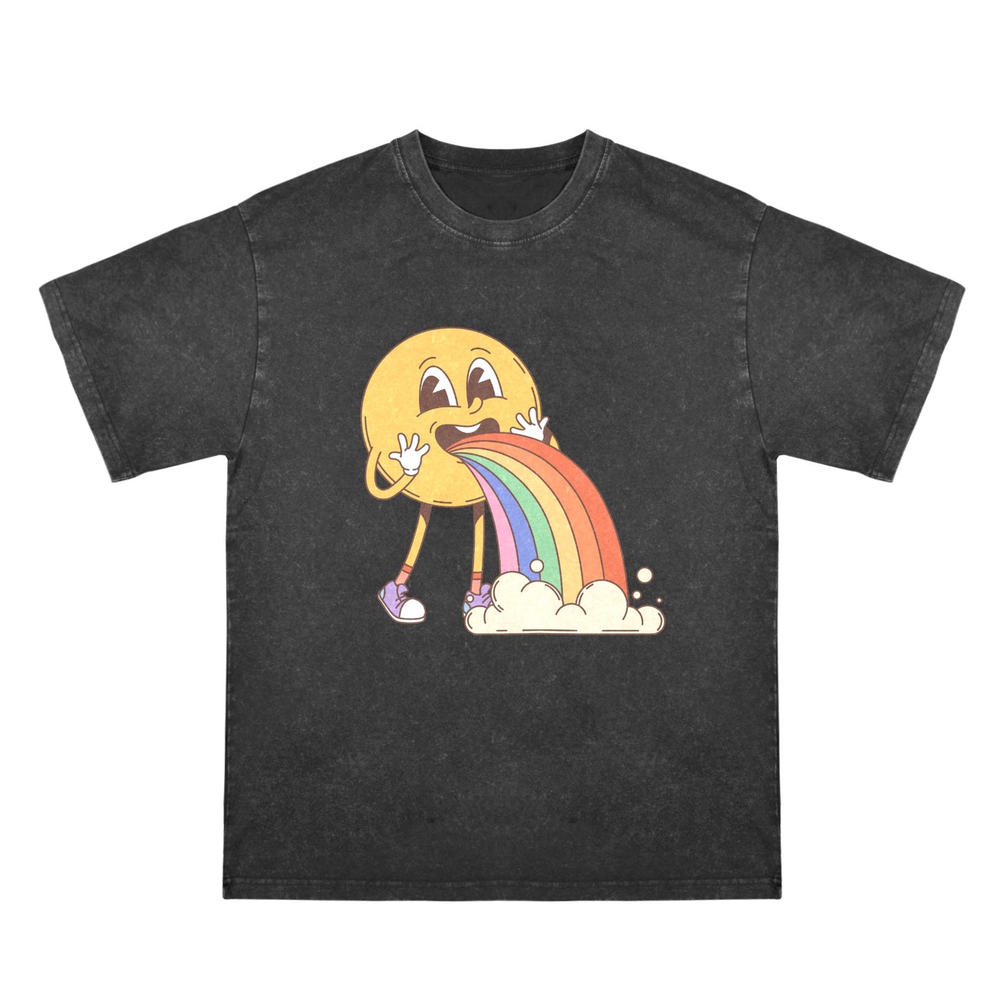 Mens Washed Pride Tee Gay Pride T Shirt Custom Designed by shOUT