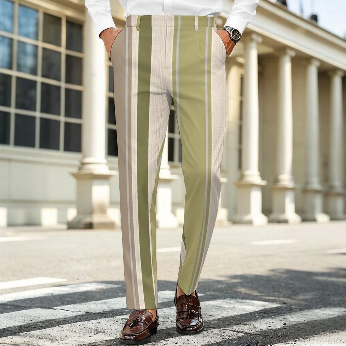 Custom Apex Weave Trousers by Simple Discipline