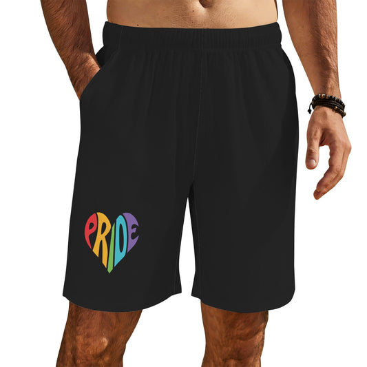 Mens Gay Pride Shorts Custom No Wrinkle Stain Resistant by shOUT