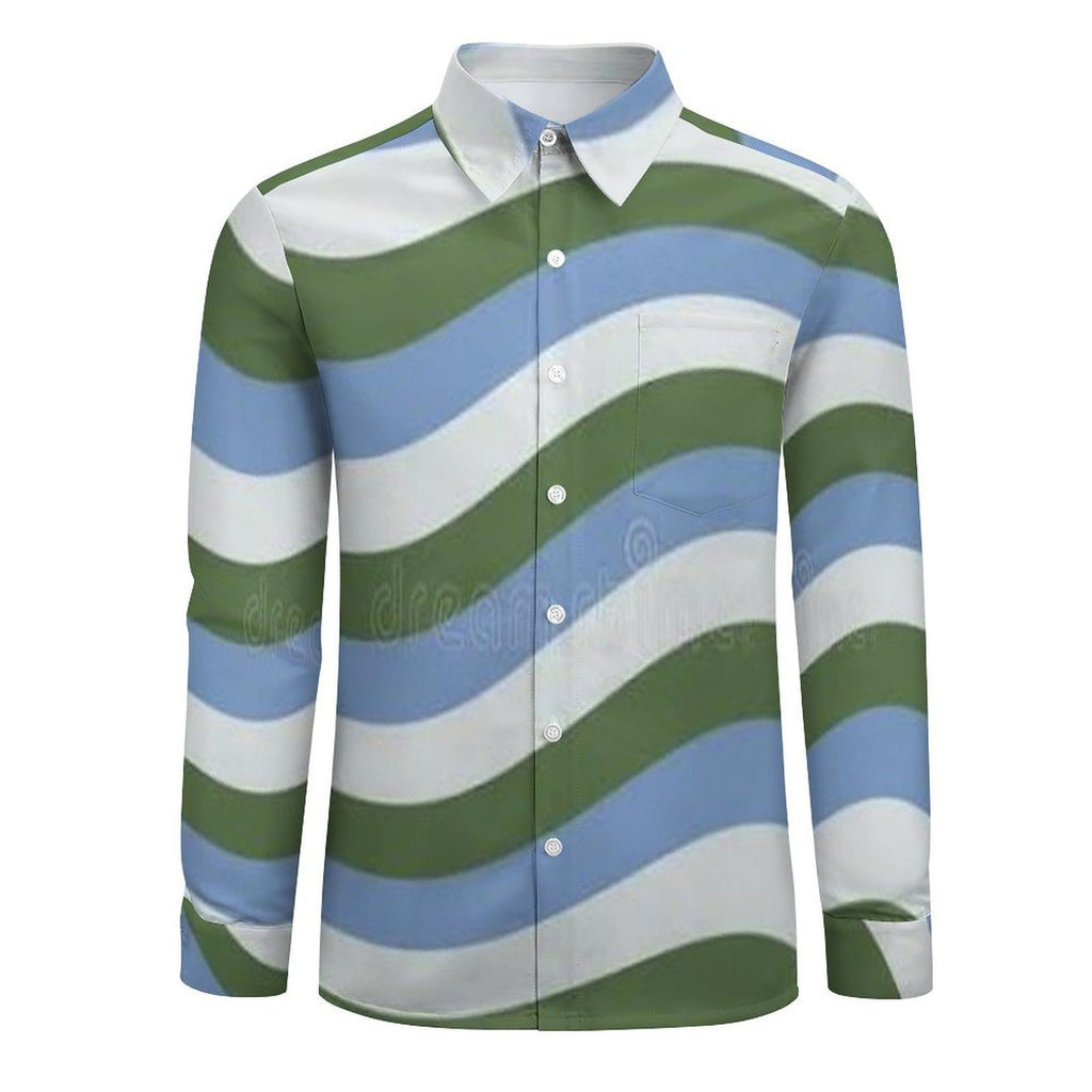 Custom Designed Eco Weave Long Sleeve Casual Shirt LS