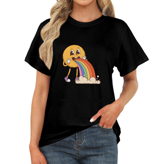 Womens Gay Pride TShirt LGBTQ fashion Custom designed by shOUT