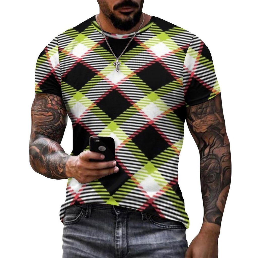 DTG 190gsm Cotton Comfort Short-Sleeve T-Shirt for Men(All-Over Printing)