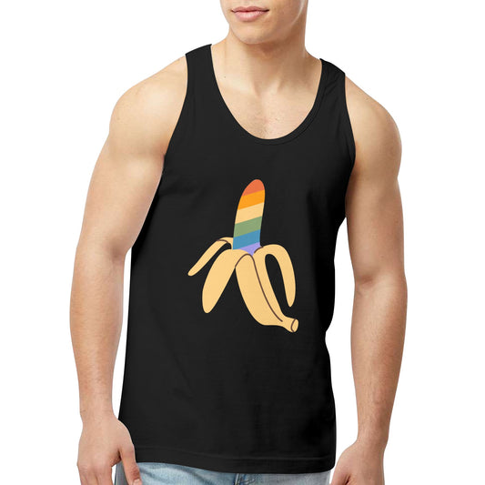 Mens Gay Pride Tank Custom Designed by shOUT