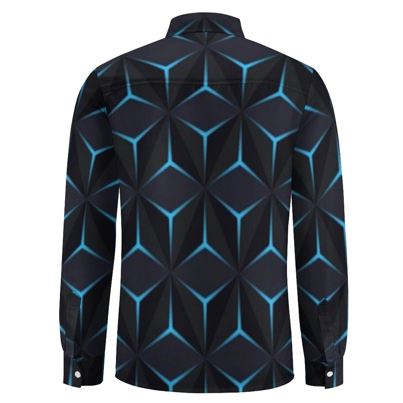 135gsm Casual Long-Sleeve Shirt for Men(All-Over Printing)