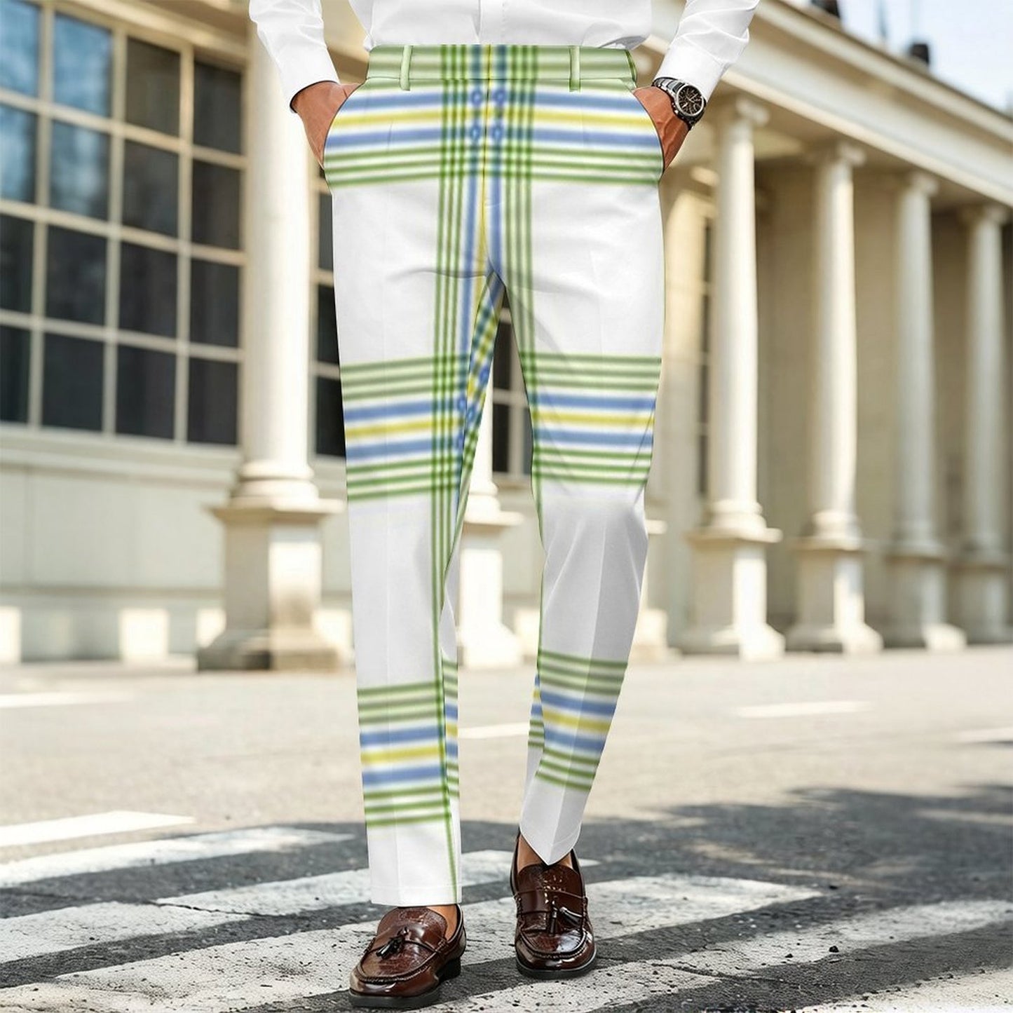 Custom Apex Weave Trousers by Simple Discipline