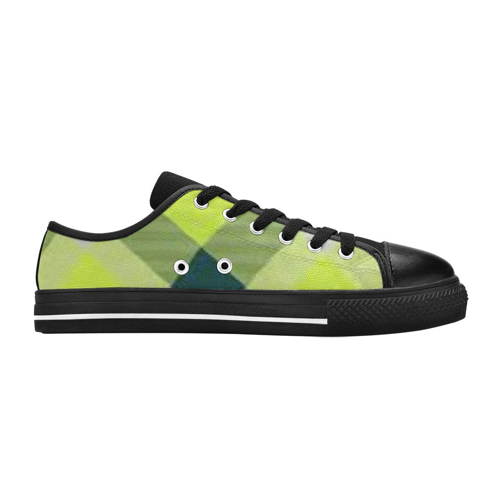 Vivid Canvas Low Top Eco Conscious Mens Sneaker designed by Simple Discipline