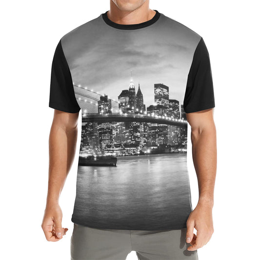 Mens Custom Print Everyday Man Shirt by Simple Discipline Non Wrinkle Easy Wearing