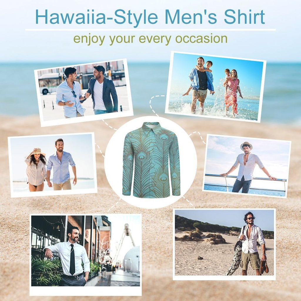 Custom Designed Eco Weave Long Sleeve Casual Shirt LS
