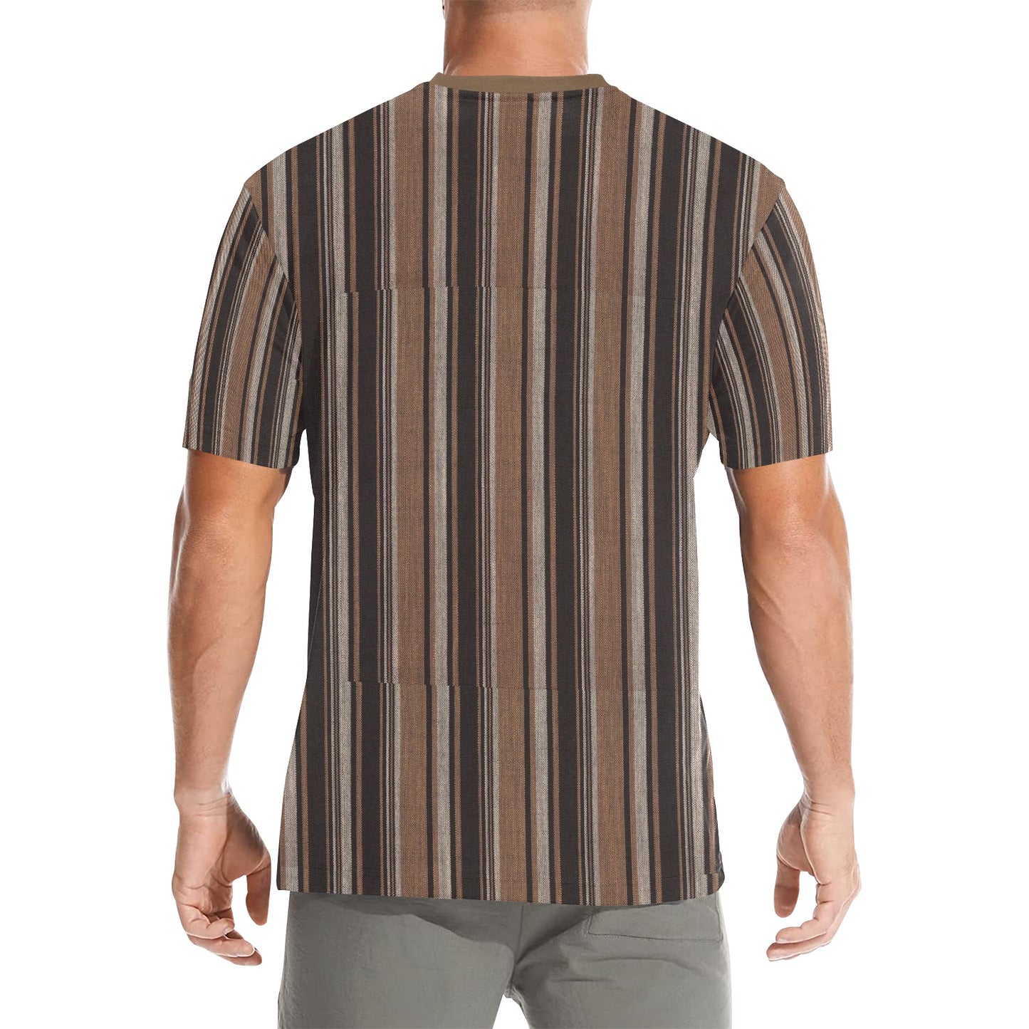 Mens Custom Print Everyday Man Shirt by Simple Discipline Non Wrinkle Easy Wearing