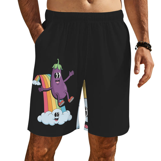Mens Gay Pride Shorts Custom No Wrinkle Stain Resistant by shOUT