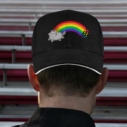Gay pride hat Baseball Cap Custom Designed by shOUT