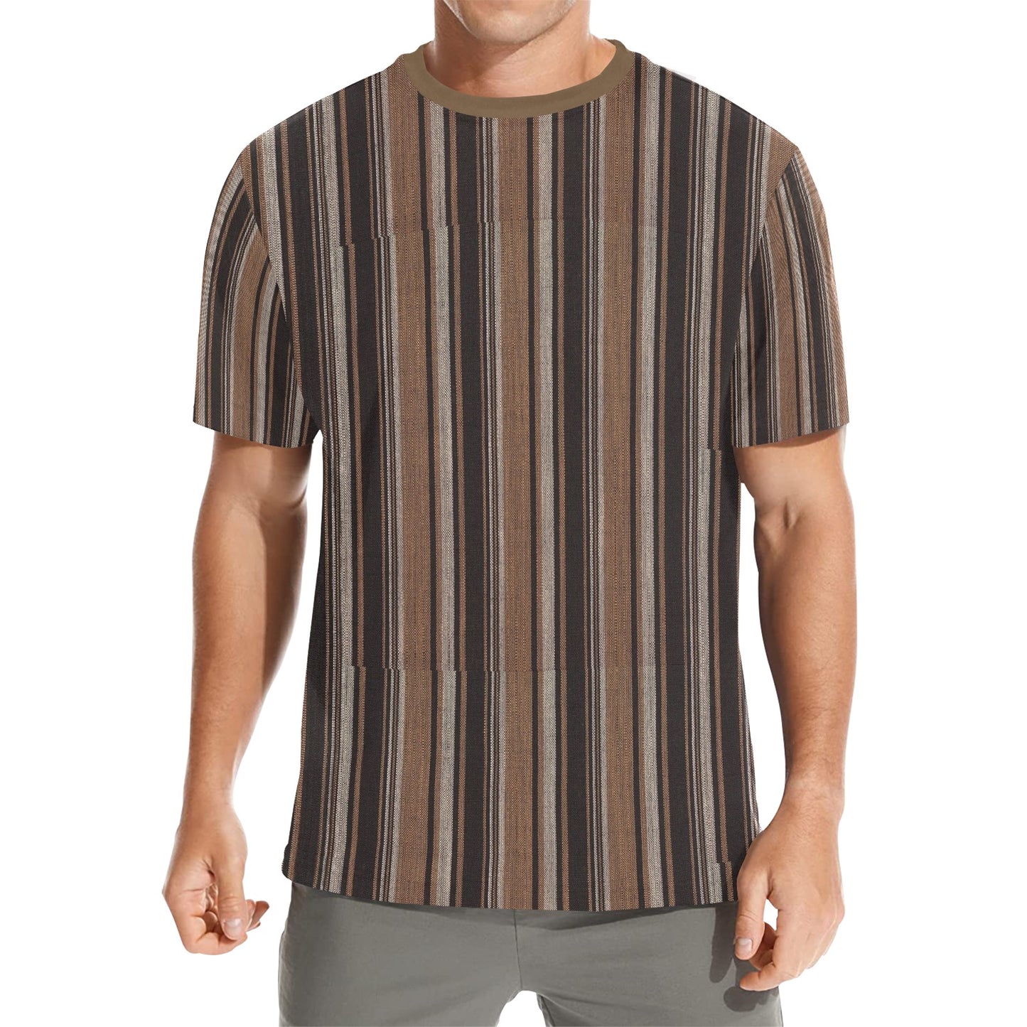 Mens Custom Print Everyday Man Shirt by Simple Discipline Non Wrinkle Easy Wearing