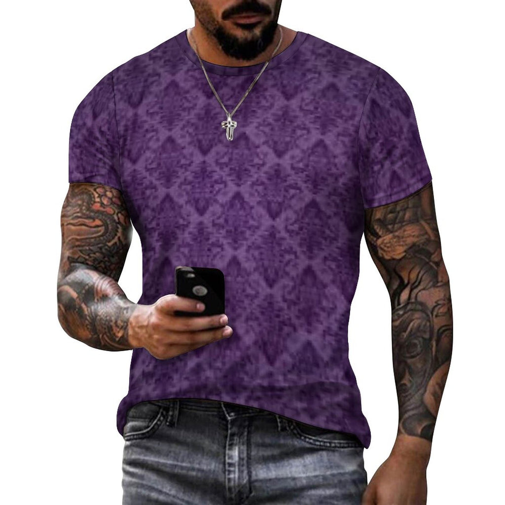 DTG 190gsm Cotton Comfort Short-Sleeve T-Shirt for Men(All-Over Printing)