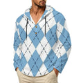 200gsm Men's Button Hooded Sweatshirt(All-Over Printing)