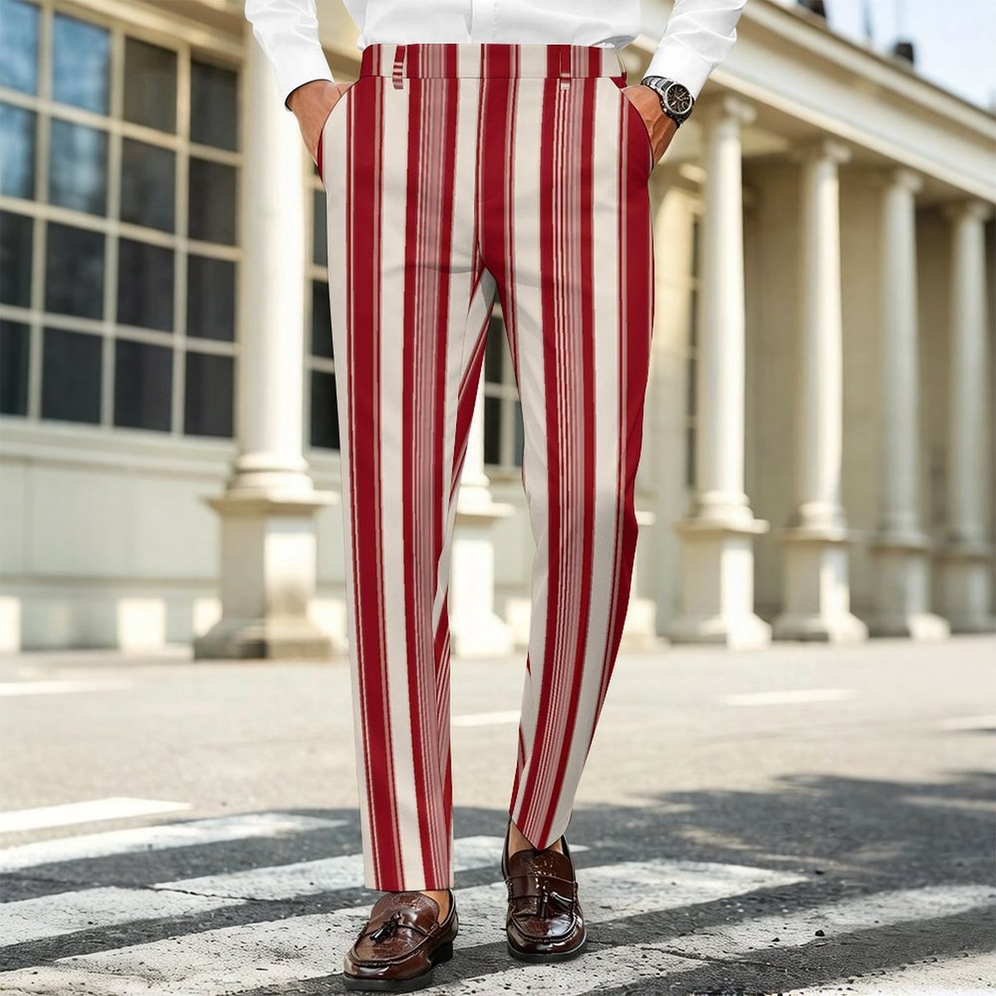 Custom Apex Weave Trousers by Simple Discipline