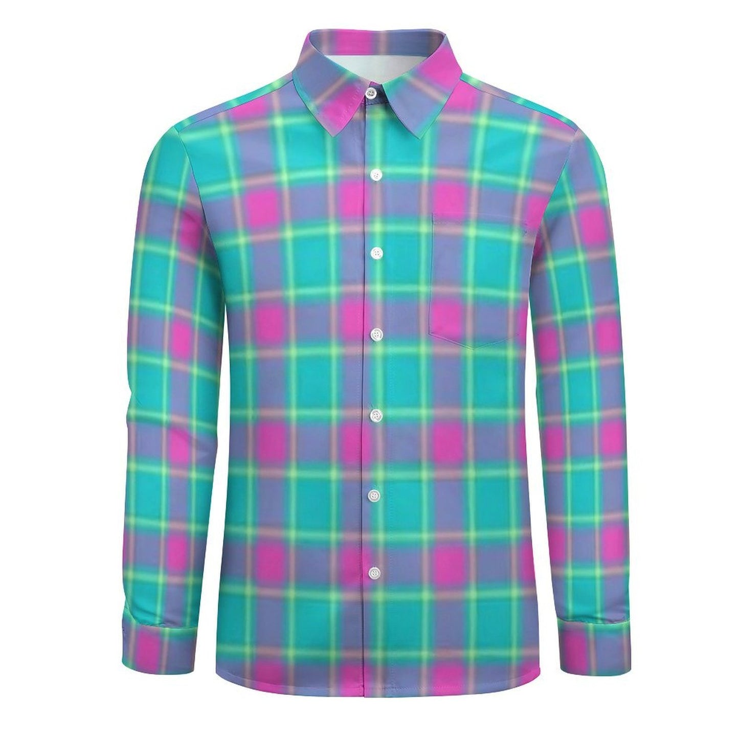 Custom Designed Eco Weave Long Sleeve Casual Shirt LS