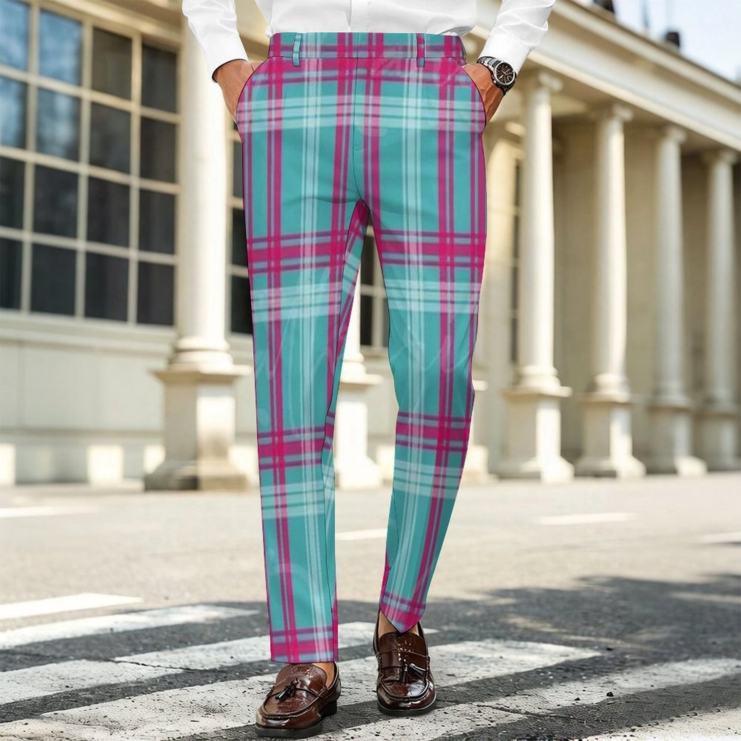 Custom Apex Weave Trousers by Simple Discipline