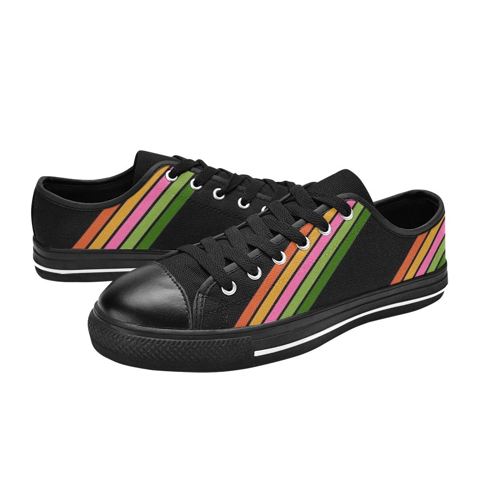 Vivid Canvas Low Top Eco Conscious Mens Sneaker designed by Simple Discipline
