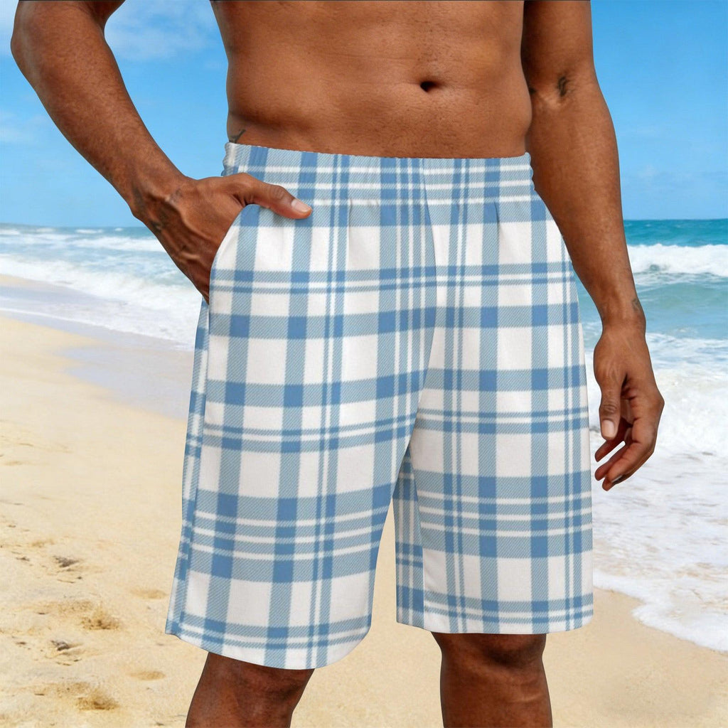 Eco Mens Shorts Effortless Everyday Shorts Men Wrinkle Free Stain Resistant Custom Print Performance Shorts by Simple Discipline