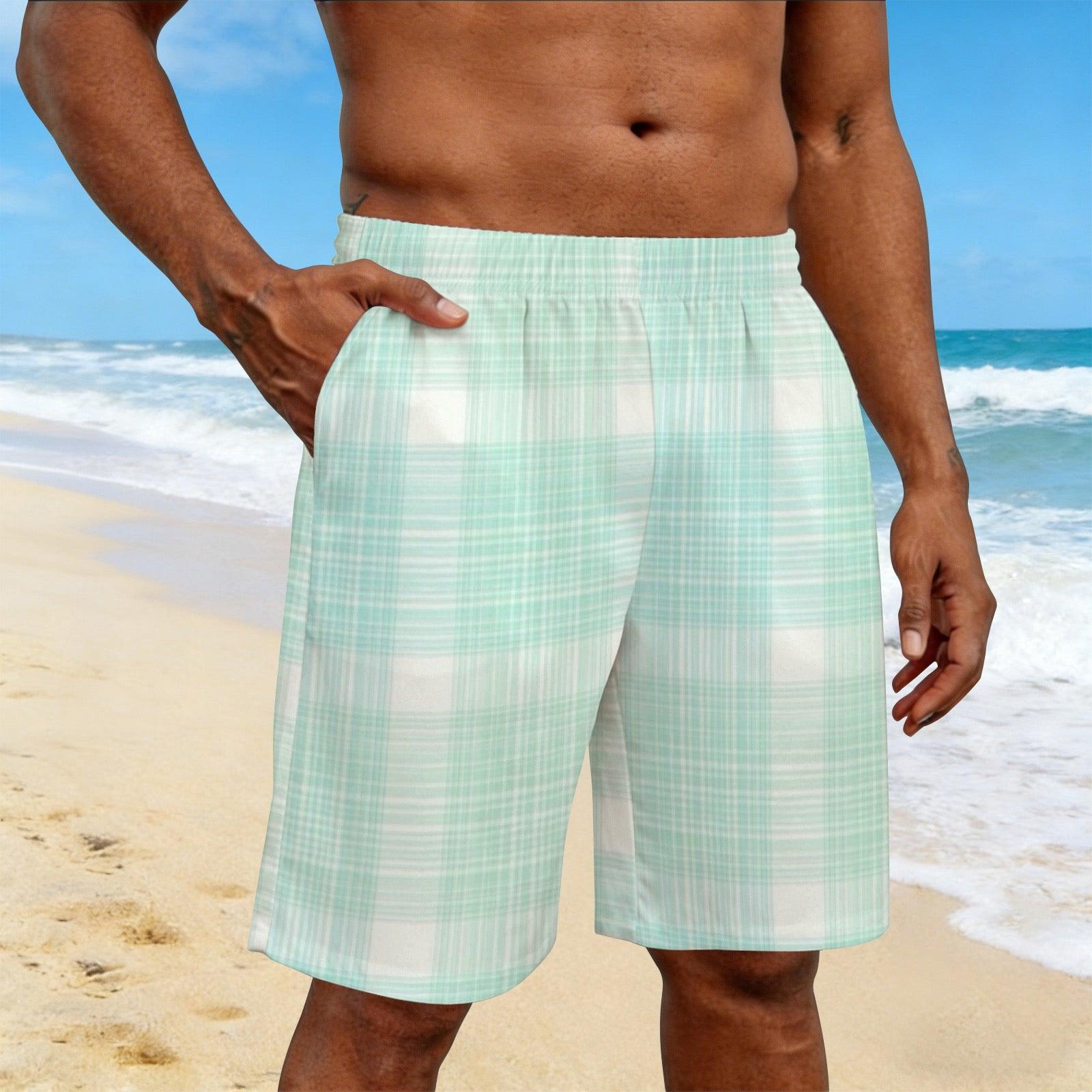 Eco Mens Shorts Effortless Everyday Shorts Men Wrinkle Free Stain Resistant Custom Print Performance Shorts by Simple Discipline