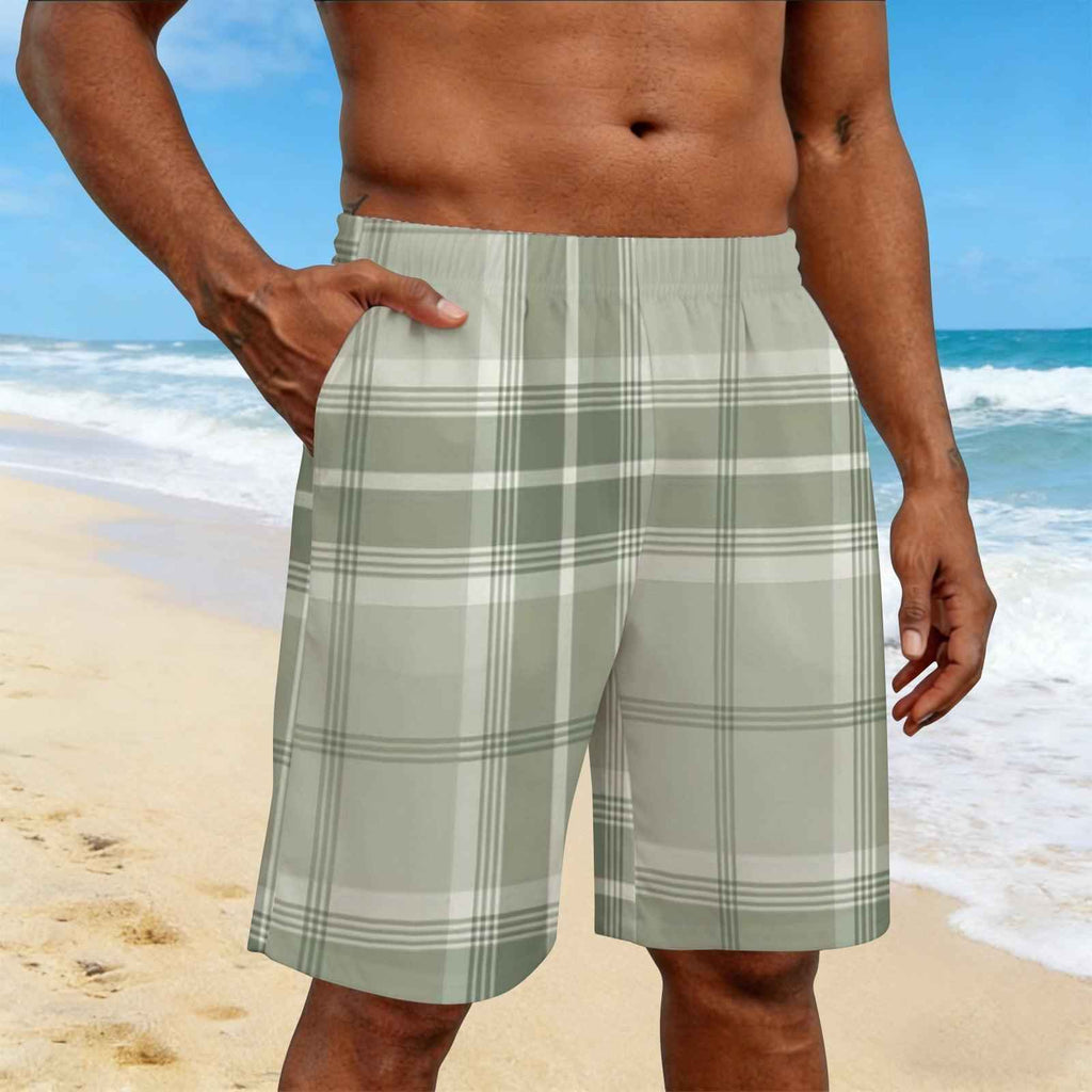 Eco Mens Shorts Effortless Everyday Shorts Men Wrinkle Free Stain Resistant Custom Print Performance Shorts by Simple Discipline