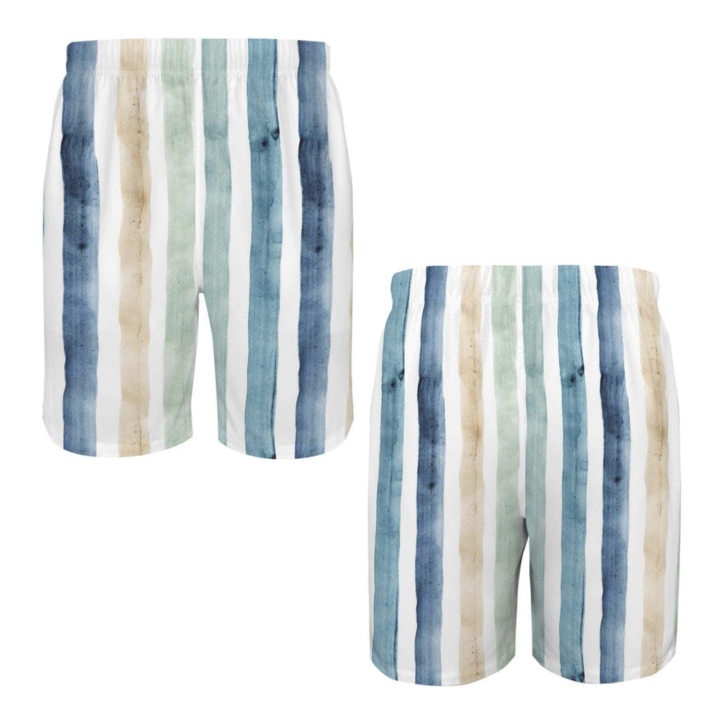Eco Mens Shorts Effortless Everyday Shorts Men Wrinkle Free Stain Resistant Custom Print Performance Shorts by Simple Discipline