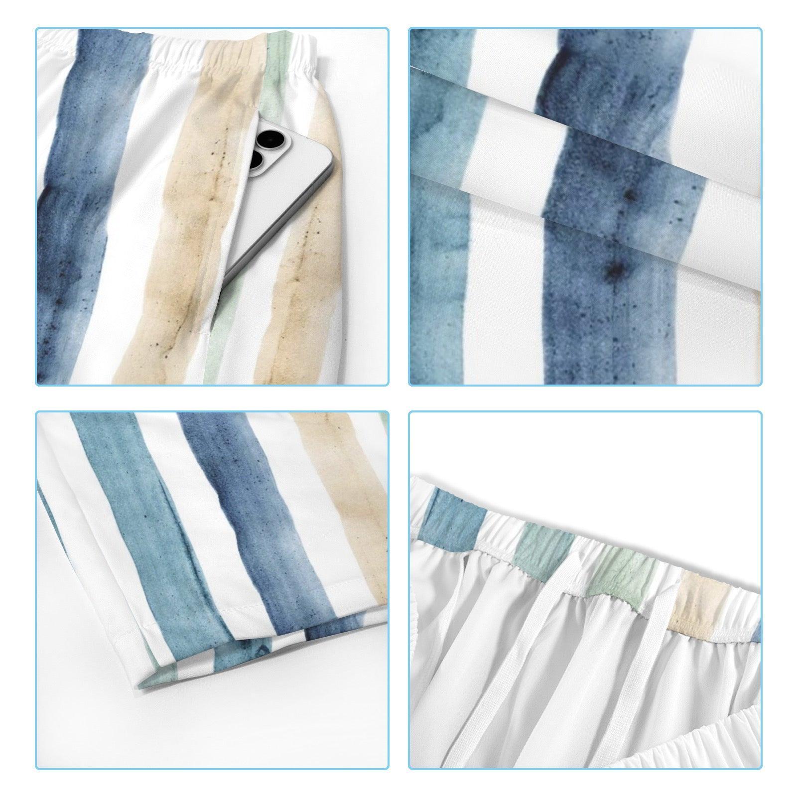 Eco Mens Shorts Effortless Everyday Shorts Men Wrinkle Free Stain Resistant Custom Print Performance Shorts by Simple Discipline