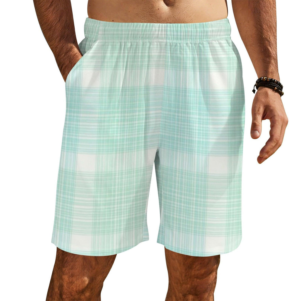 Eco Mens Shorts Effortless Everyday Shorts Men Wrinkle Free Stain Resistant Custom Print Performance Shorts by Simple Discipline