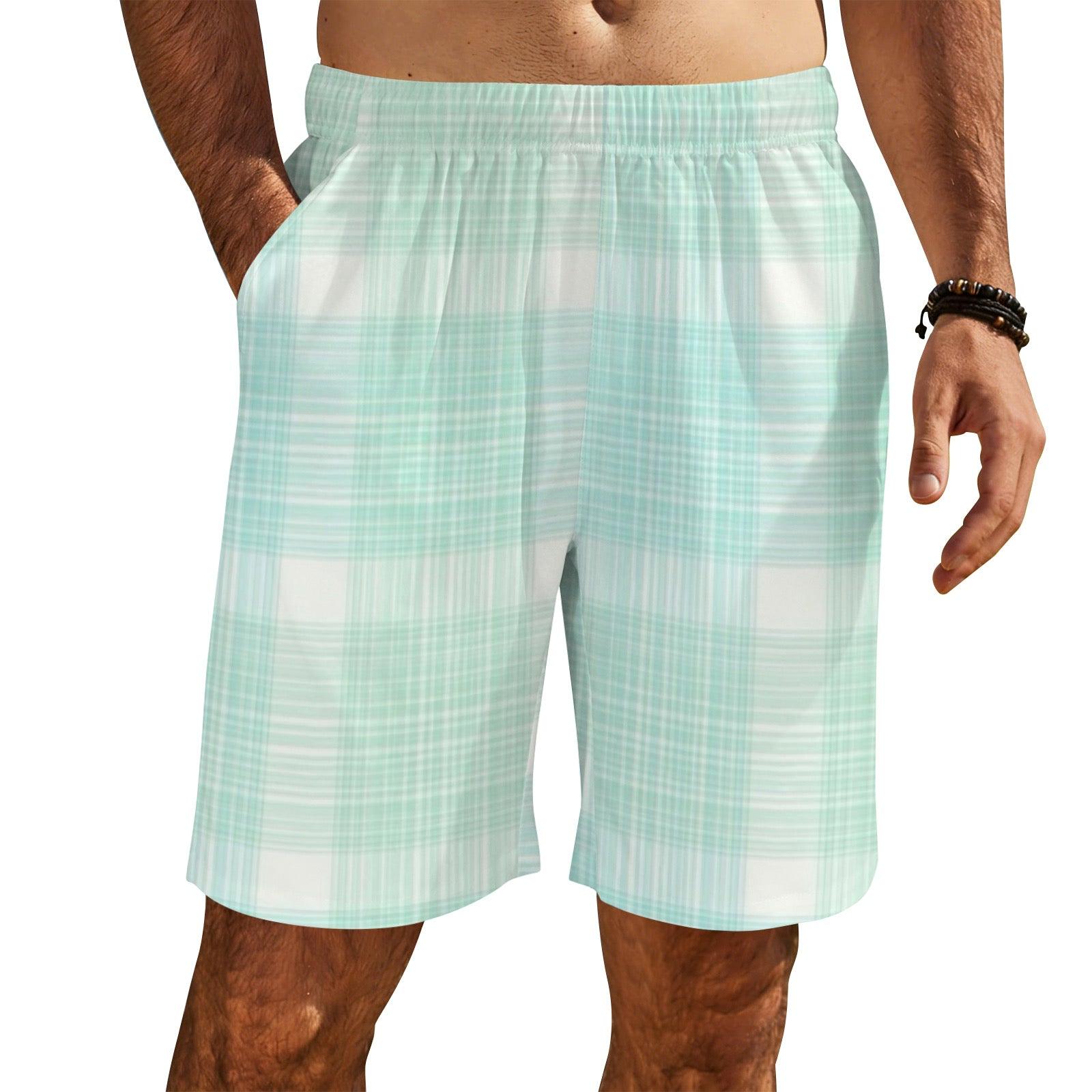 Eco Mens Shorts Effortless Everyday Shorts Men Wrinkle Free Stain Resistant Custom Print Performance Shorts by Simple Discipline